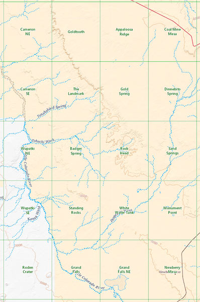 Map showing locations of Adeii Eichii Cliffs Topo Maps