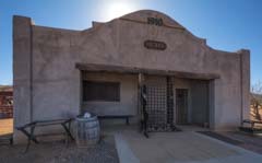 Jail in the Gleeson, Arizona ghost town