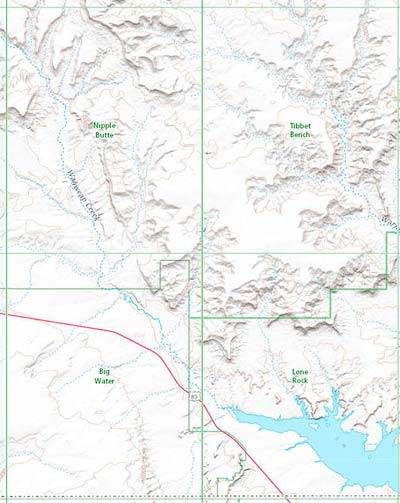 Wahweap Creek Index Map