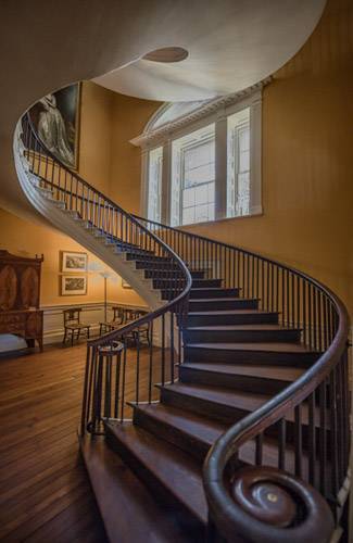 Nathaniel Russell House spiral staircase