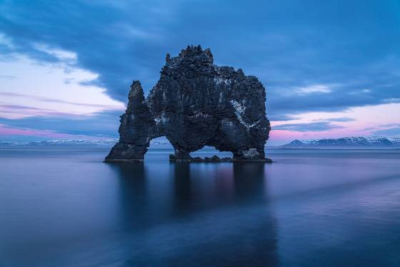 Hvitserkur Offshore Rock 4 Hvítserkur is located on the Vatnsnes Peninsula in northwest Iceland, near Hvammstangi. The rock formation is composed of basalt and stands about 15 meters...