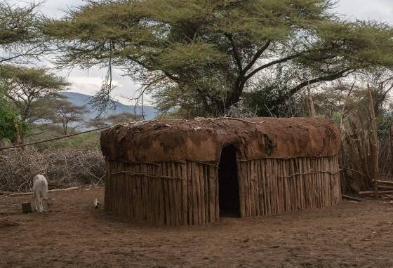 Maasai Home Traditional Maasai homes are called 