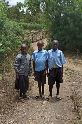 Best Buddies Abusaba teenagers, seen on Mfangano Island in Kenya.