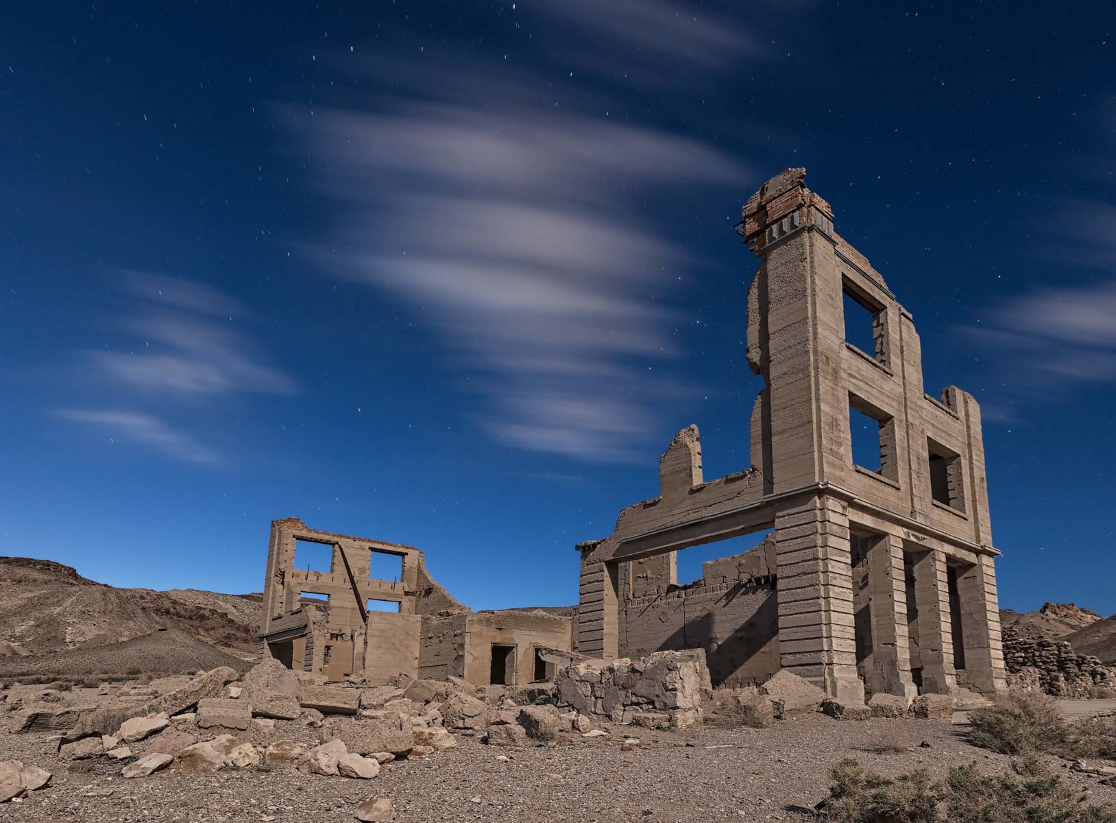 The Cook Bank in Rhyolite ghost town, Nevada