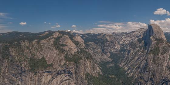 Glacier Point Panorama The view from Glacier Point in Yosemite National Park