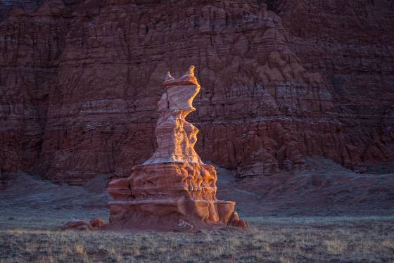 Hopi Clown at Sunset The Hopi Clown Rock formation near Tohachi Wash, Arizona