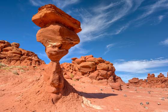 Hoodoo at Sunrise 2 Hoodoo on Ward Terrace near the Adeii Eichii Cliffs