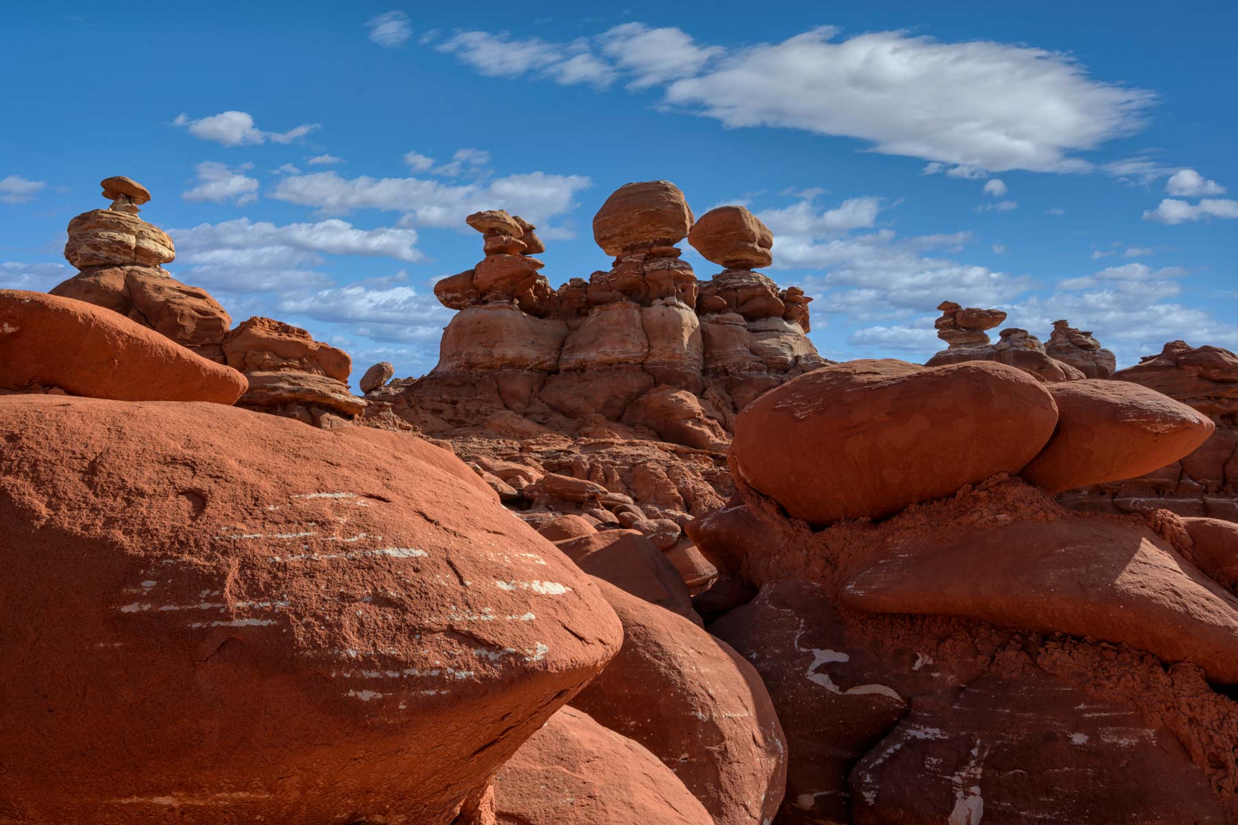 Hoodoos on Ward Terrace in Adeii Eichii Cliffs