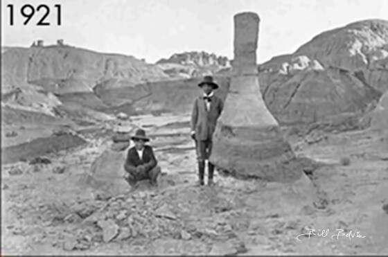 Charles Sternbergs Assistants Charles Sternberg's Assistants photographed in Ah-Shi-Sle-Pah wash in 1921.