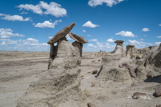 Slanted Hoodoos Milky Way Arc over Lee Mountain and Courthouse Butte in Sedona