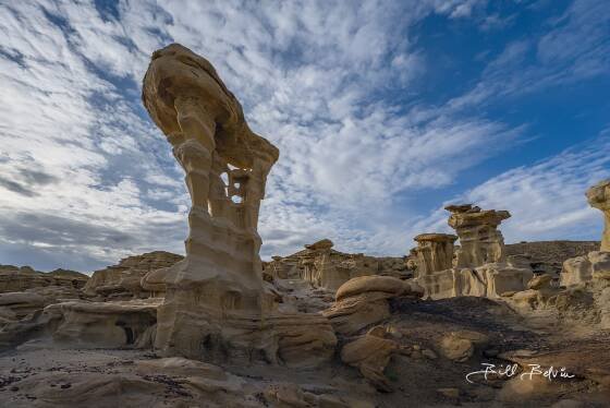 The Alien Throne No 4 Single Hoodoo west of The Alien Throne in Ah-Shi-Sle-Pah Wash, New Hexico