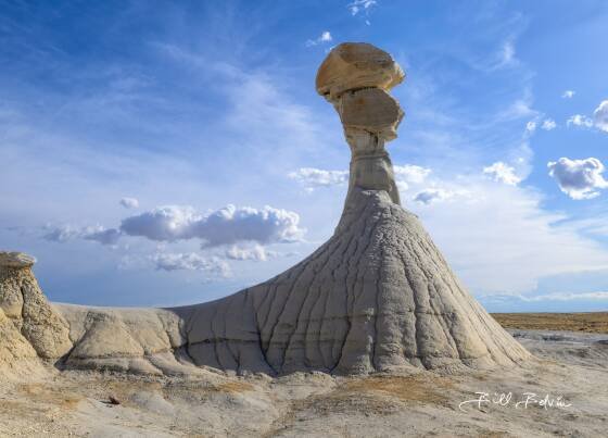 Three Wise Men Three Wise Men rock formation seen on the way to the Alien Throne in Ah-Shi-Sle-Pah wash, New Mexico.