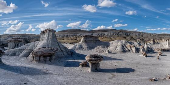 East of The King of Wings Badlands near the King of WIngs in Ah-Shi-Sle_pah Wash, New Mexico