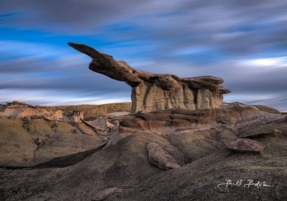 Long Exposure blur at the King of Wings The King of Wings in Ah-Shi-Sle-Pah Wash, New Mexico
