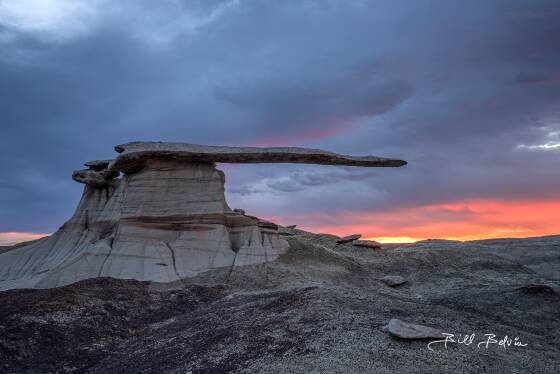 Sunrise at the King of Wings No 2 The King of Wings in Ah-Shi-Sle-Pah Wash, New Mexico