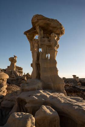 Alien Throne The Alien Throne Hoodoo in Valley of Dreams, New Mexico