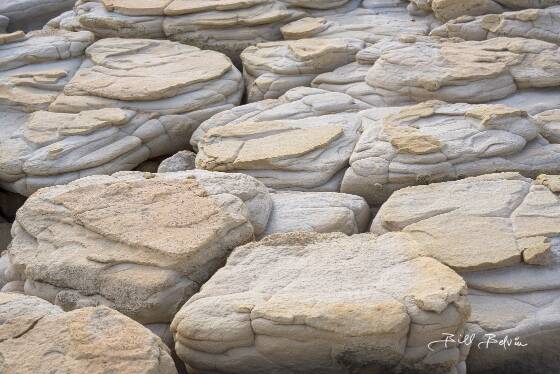 Stepping Stones Sandstone steps near the Alien Thone in Ah-She-Sle-Pah Wash, New Mexico