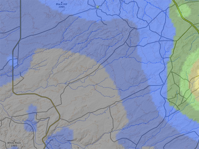 Dark Sky Map of Ah-Shi-Sle-Pah