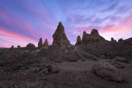 Sunrise on the Trona Pinnacles Sunrise on the Trona Pinnacles in California