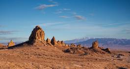 Trona Pinnacles Early Morning Dawn at the Trona Pinnacles in California