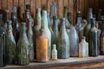 Bottles in the Cerro Gordo Assay House