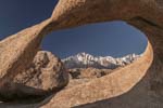 Mobius Arch framing Lone Pine Peak and Mount Whitney