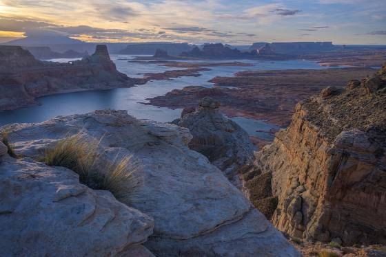 Gunsight Butte 4 Sunrise Views of Lake Powell from Alstrom Point