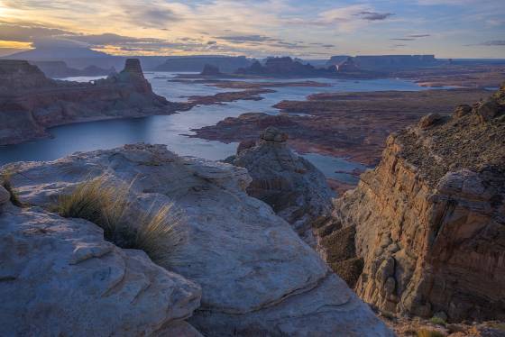 Gunsight Butte 4 Sunrise Views of Lake Powell from Alstrom Point