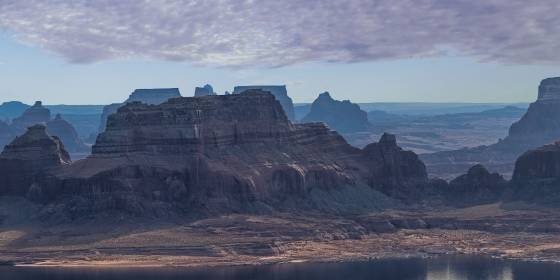 Sunrise Layers Sunrise Views of Lake Powell from Alstrom Point