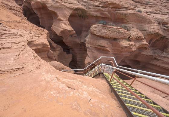 Downstream entrance to Lower Antelope Canyon Downstream entrance to Lower Antelope Canyon