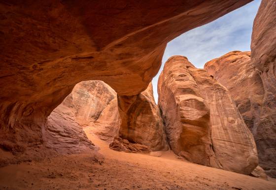 Sand Dune Arch 2 Sand Dune Arch in Arches NP
