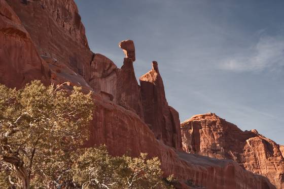 Queen Nefertiti Queen Nefertiti in the Park Avenue area of Arches NP