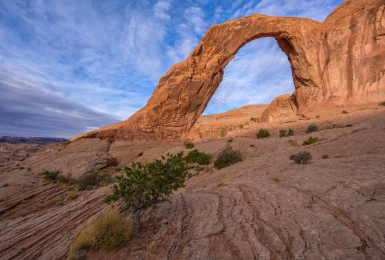 Corona Arch 3 Corona Arch aka Little Rainbow Bridge near Moab, Utah