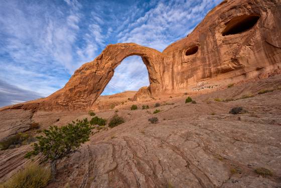 The Face of Coroma Arch Corona Arch aka Little Rainbow Bridge near Moab, Utah