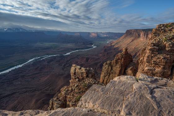 Dome Plateau Overlook 11 View of the Colorado River from Dome Plateau Overlook at sunrise