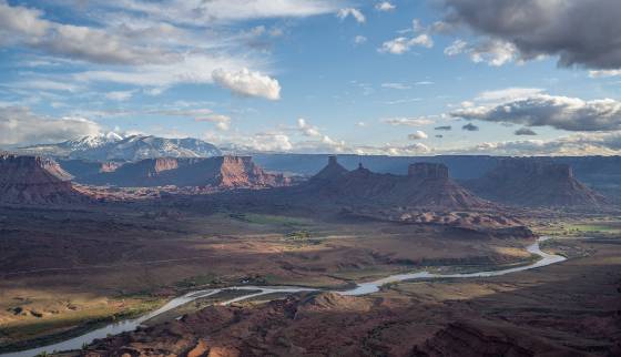 Dome Plateau Overlook 6 View of the Colorado River from Dome Plateau Overlook at sunset