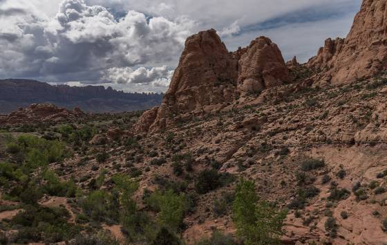 Faux Falls 2 The View from Faux Falls in Moab, Utah