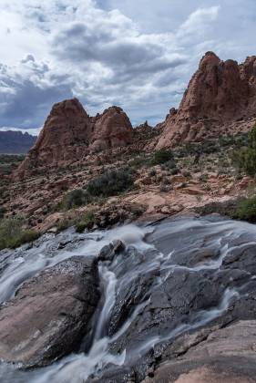 Faux Falls 3 Faux Falls in Moab, Utah