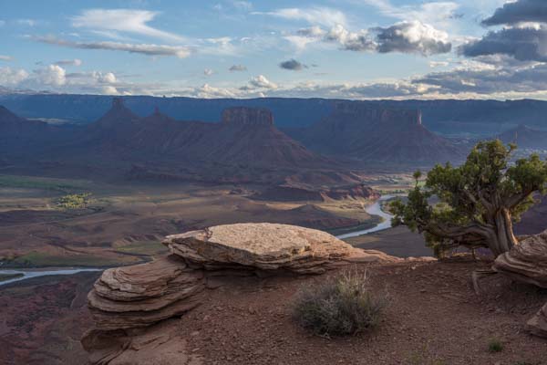 Dome Plateau Overlook of the Colorado River near Moab, Utah