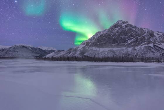 Dietrich River 16 The aurora over the Dietrich River in Northern Alaska.