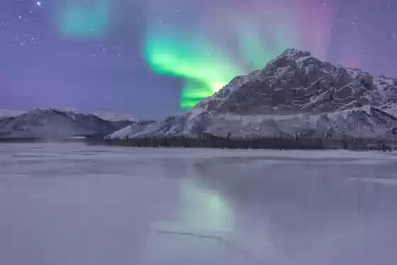 Dietrich River 16 The aurora over the Dietrich River in Northern Alaska.