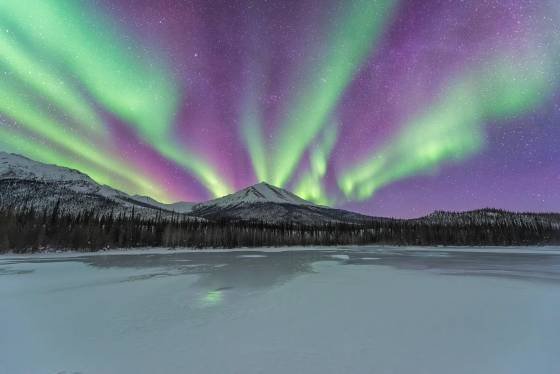 Dietrich River 6 The aurora over the Dietrich River in Northern Alaska.