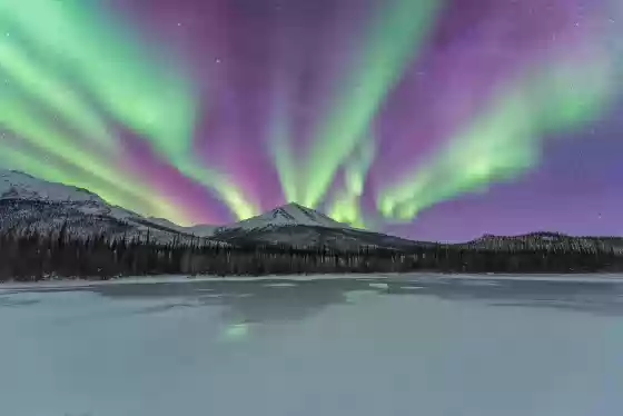 Dietrich River 6 The aurora over the Dietrich River in Northern Alaska.