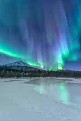 Dietrich River No 12 The aurora over the Dietrich River in Northern Alaska.