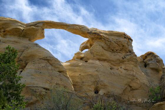 Graceful Arch 2 Graceful Arch south of Navajo Dam Road near Aztec, New Mexico.
