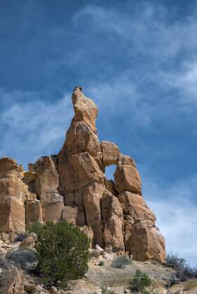 The Court Jester The Court Jester arch near Aztec, New Mexico.