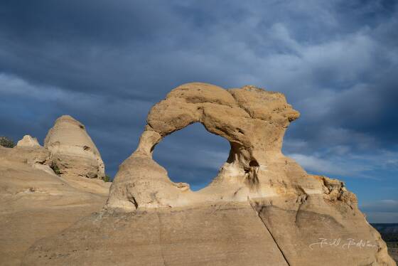 Rooftop Arch 5 Rooftop Arch seen late afternoon. Near Aztec, New Mexico.