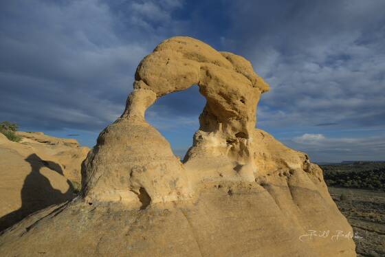 Rooftop Arch 6 Rooftop Arch seen late afternoon. Near Aztec, New Mexico.