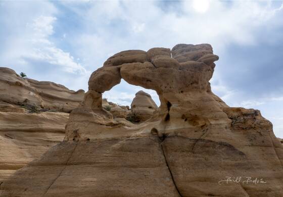 Rooftop Arch Drone 1 Rooftop Arch drone shot Near Aztec, New Mexico.