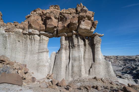 Southwest Window 1 Southwest window in Two Windows Arch in the Bisti Badlands